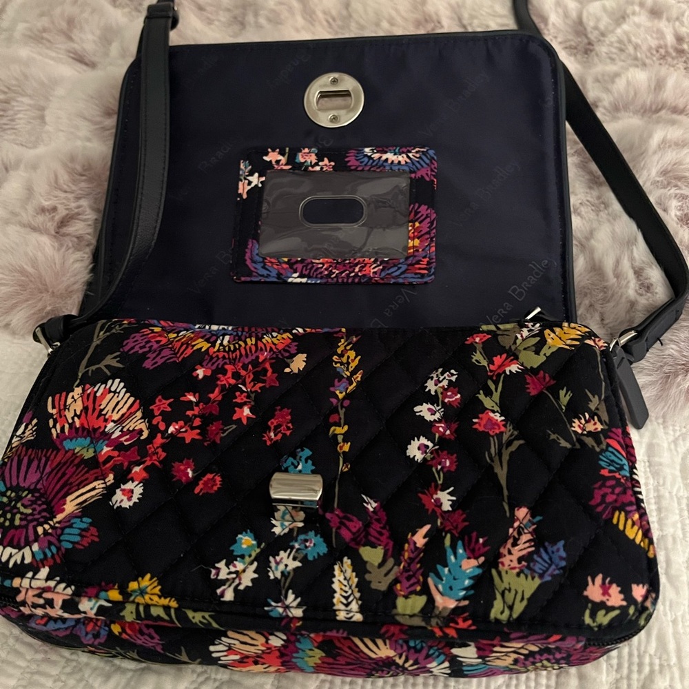 Vera Bradley crossbody purse with built in wallet